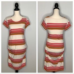 Isabel Maternity striped dress
